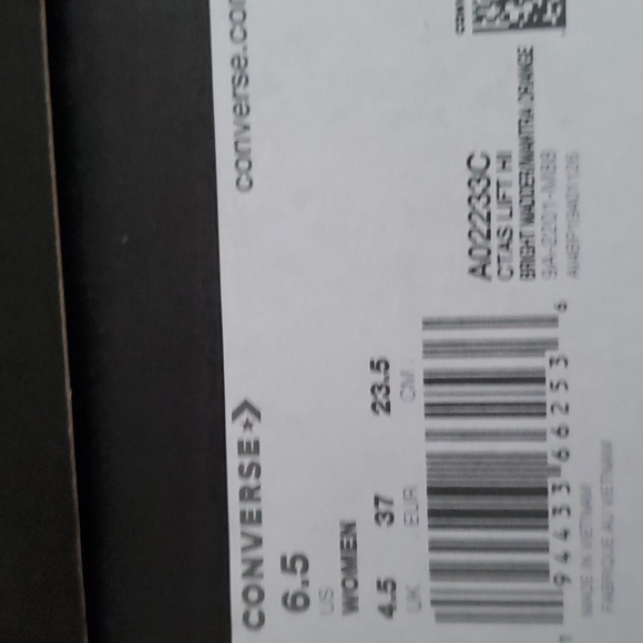 Converse CTAS Lift Platform Tonal Embroidery Womens Sz: A02233C - Picture 13 of 15